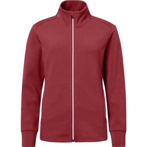 Abacus Sportswear US womens anne midlayer jacket in cranberry