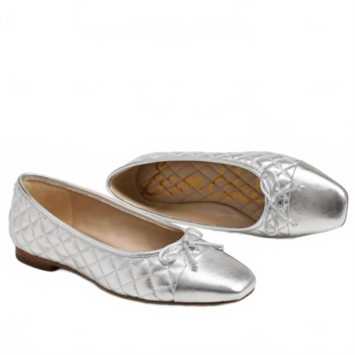 Sam Edelman women marilyn ballet flat in silver