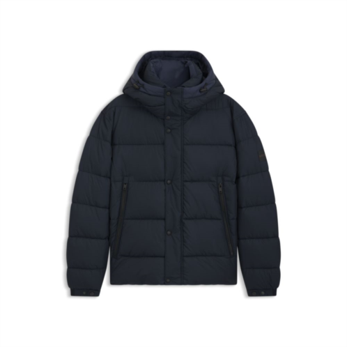 BOSS regular-fit jacket in water-repellent fabric