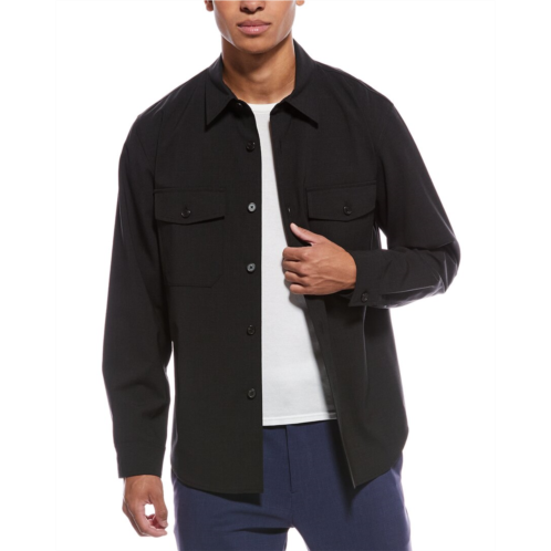 Theory garvin wool-blend shirt jacket