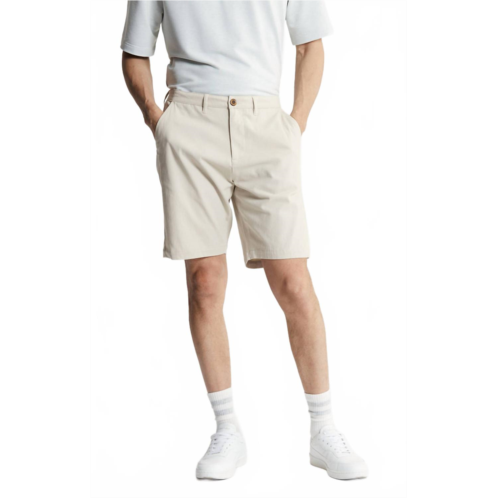JACHS NEW YORK stretch twill blend chino short in stone