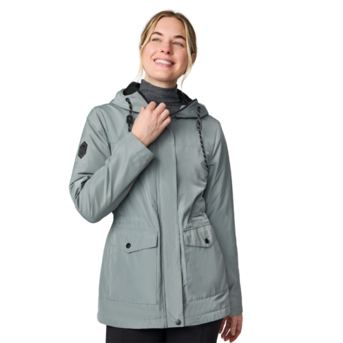 Free Country womens rain away lined anorak rain jacket
