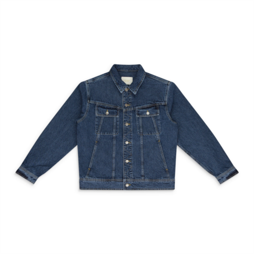 AIME LEON DORE blue trucker denim jacket