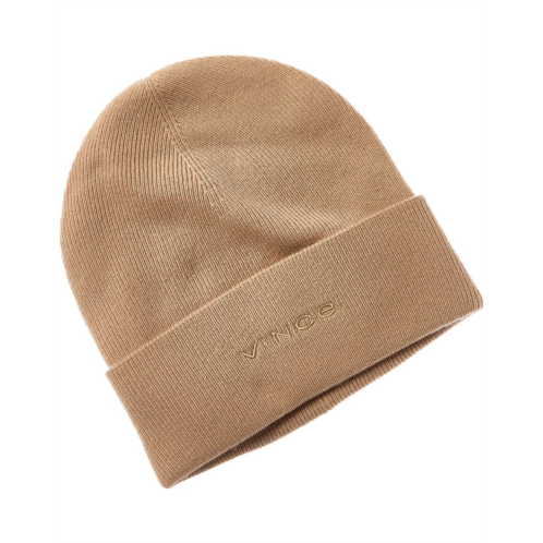Vince fine rib double layer cuff knit hat