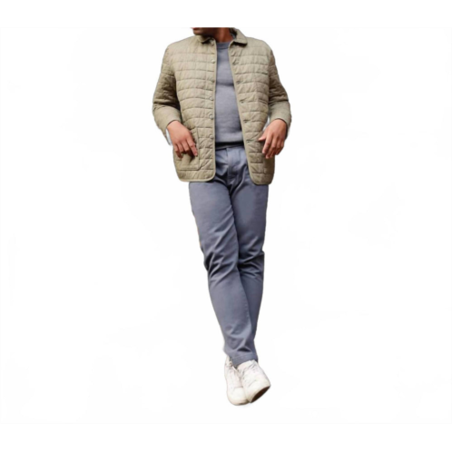 Alex Crane quilted kite jacket in tank maps