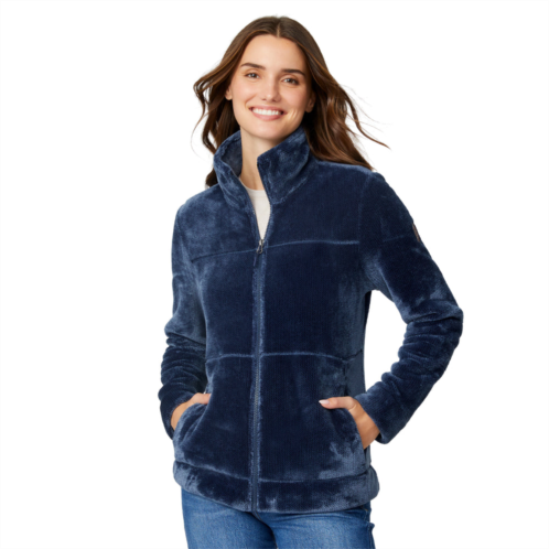 Free Country womens frost butter pile full zip jacket
