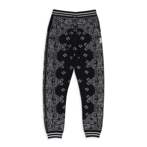 Amiri black/grey bandana b-ball sweatpants