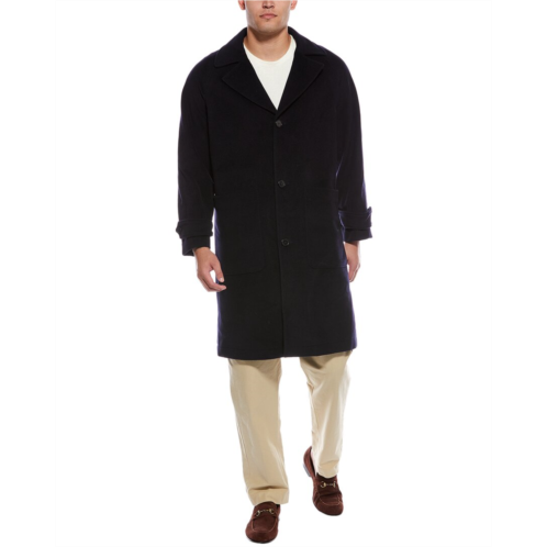 officine generale fernando coat fuzzy felted wo