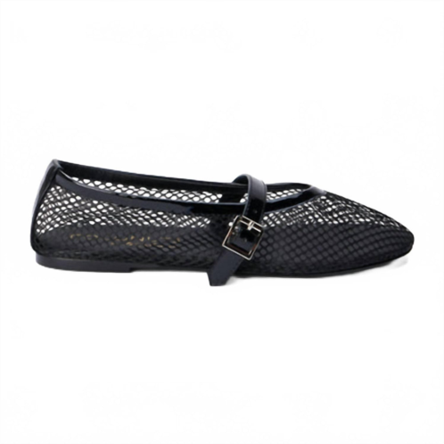 Matisse womens nolita mesh flat shoes in black