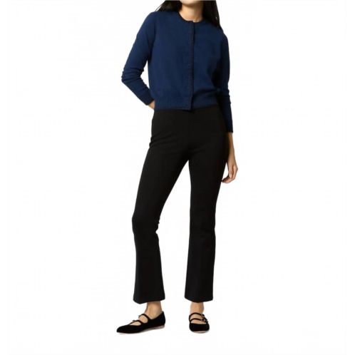 Ann Mashburn rose beaded cardigan in navy