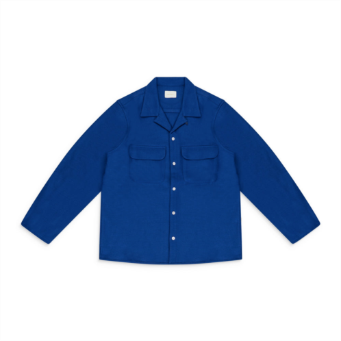 AIME LEON DORE blue safari button-down shirt