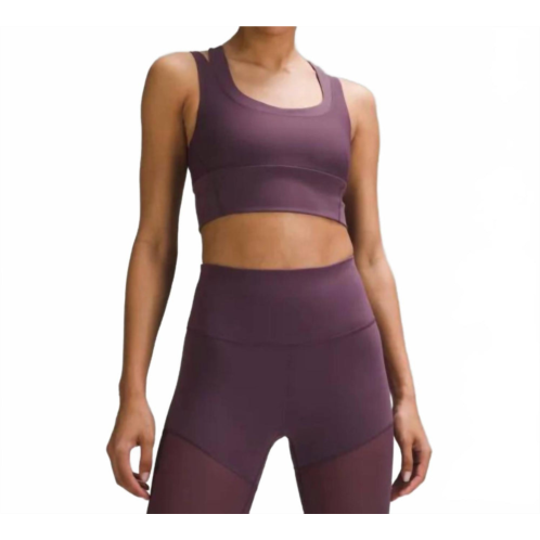 Lululemon womens wunder train mesh raceback tank top in purple