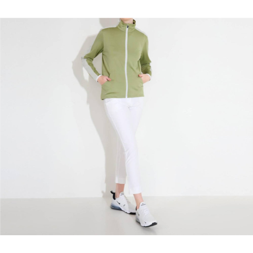 Abacus Sportswear US lds bovey midlayer jacket in linden