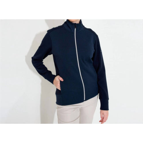 Abacus Sportswear US carden midlayer full-zip jacket in navy