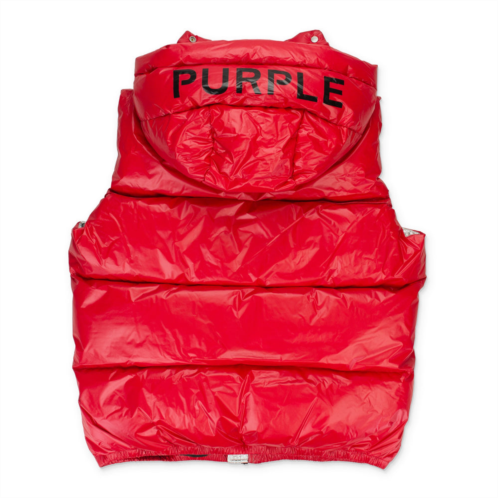 Purple Brand nylon red down & puffer jackets