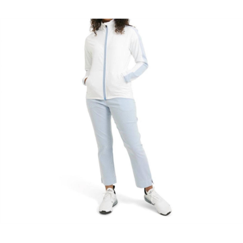 Abacus Sportswear US lds bovey midlayer jacket in white