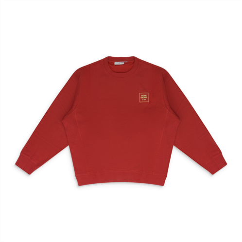 Opening Ceremony brown mini box logo hoodie