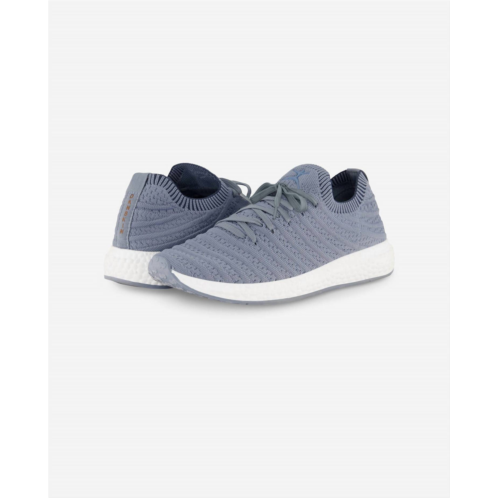 Danskin womens bloom lace up sneaker in blue