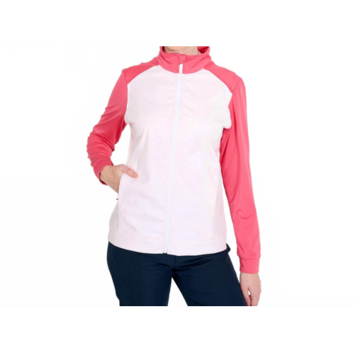Abacus Sportswear US kingsbarn hybrid windproof jacket in light pink