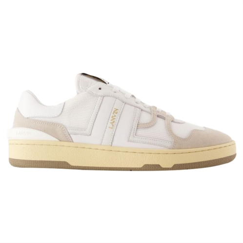 Lanvin clay sneakers - - leather - white