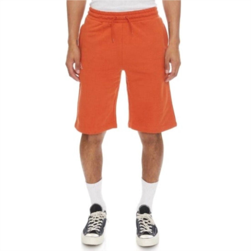 Kappa logo fleece mabok shorts in orange
