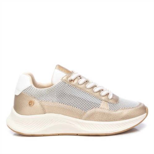 Xti womens casual sneakers in gold