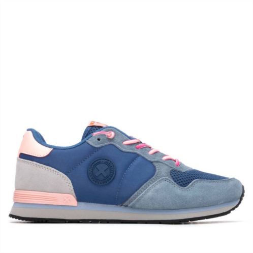 Xti womens 144164 round toe sneakers in navy