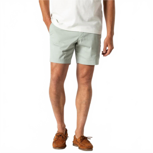 DUCK HEAD mens school chino shorts in shadow green