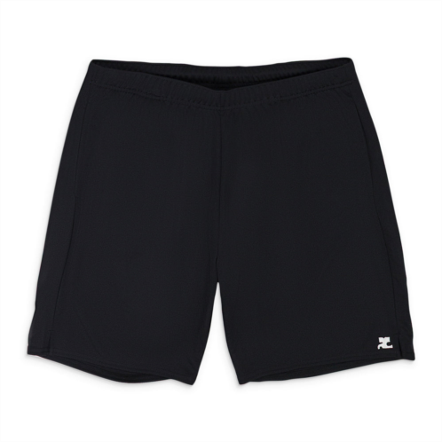 COURREGES black sport lycra football shorts