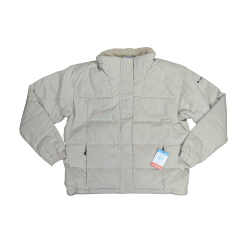 Columbia womens ruby falls down fill full zip in dark stone corduroy