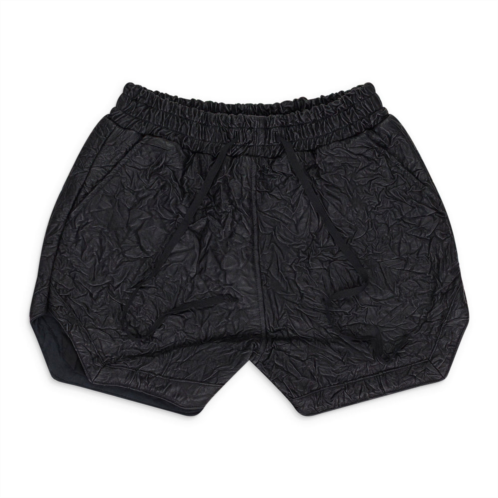 Who Decides War black crinkled tailored shorts