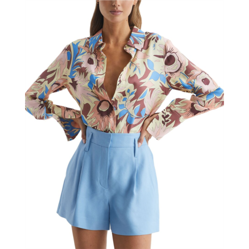 Reiss liv printed shirt