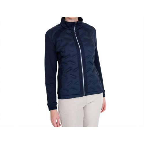 Abacus Sportswear US portrush full-zip hybrid jacket in navy