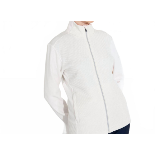 Abacus Sportswear US carden midlayer full-zip jacket in clam