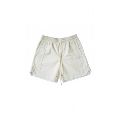 EPTM mens courtside shorts in cream
