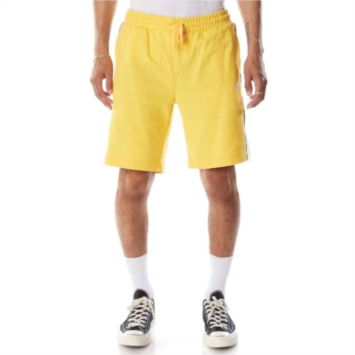Kappa 222 banda marvz 2 shorts in yellow