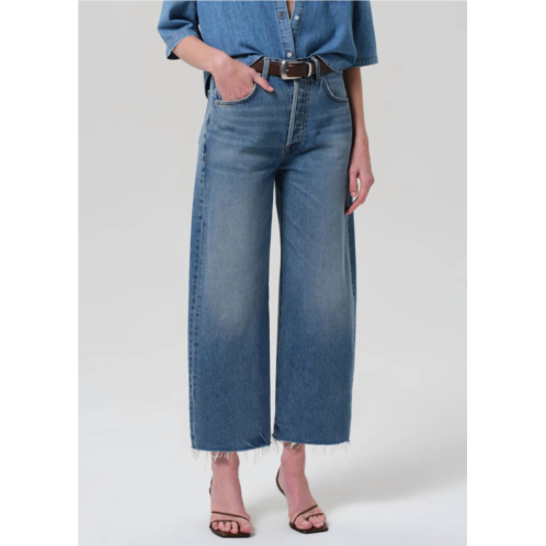 Citizens of Humanity ayla raw hem crop jeans in telegraph