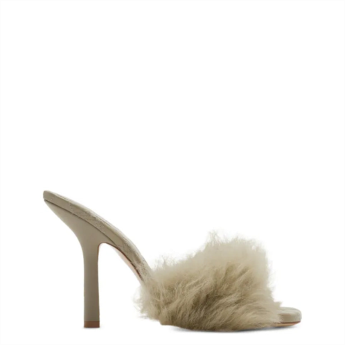 Burberry 105mm shearling b minnie sandals