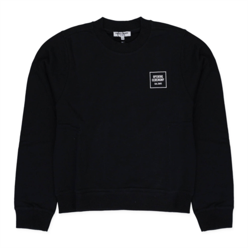 Opening Ceremony black mini box logo sweatshirt