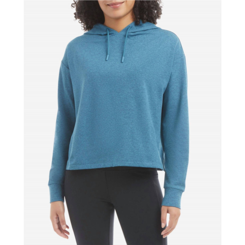Danskin sustainable soft hoodie in storm blue