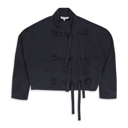 Opening Ceremony wool tie knot black jacket
