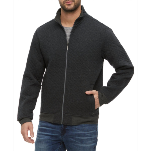 Flags & Anthem alloway quilted full zip jacket in charcoal