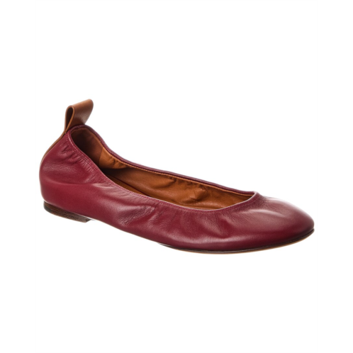 LANVIN leather ballerina flat