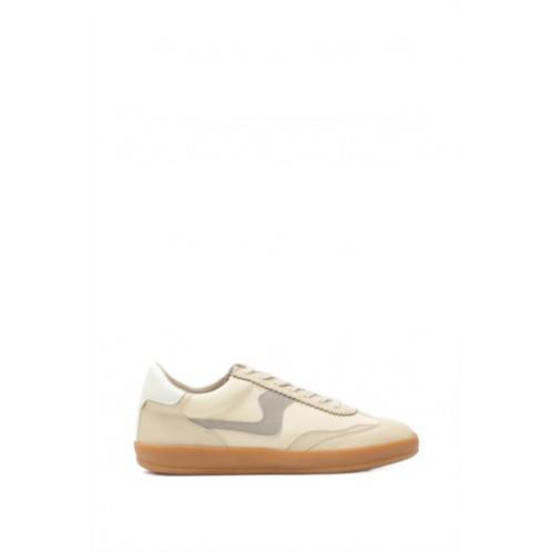 MiiM womens textured platform lace-up trainer sneakers in beige