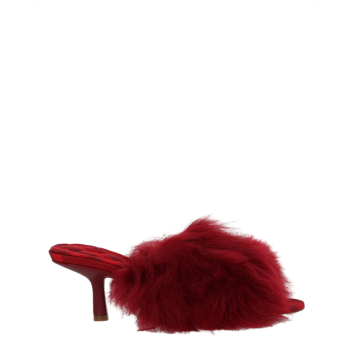 Burberry jackie shearling mules