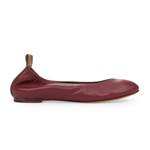 Lanvin brown ballerina flats