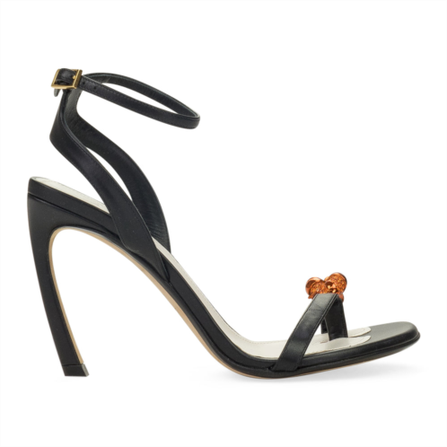 Lanvin black 95mm swing sandal-melodie jewels heels