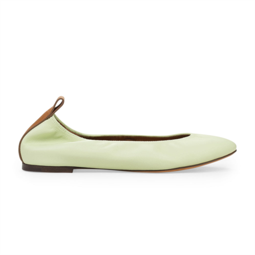 Lanvin pistachio ballerina flats