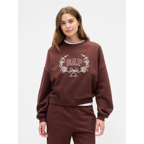 Oversized Wedge Gap Logo Sweatshirt
