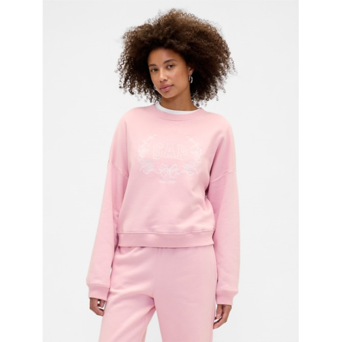 Oversized Wedge Gap Logo Sweatshirt